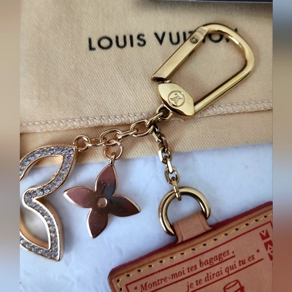 Auth Louis Vuitton Portocle VVN Key Ring Charm - Picture 8 of 13